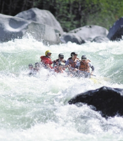 The Rio Grande River offers spectacular stretches of white water for canoe and kayak enthusiasts.